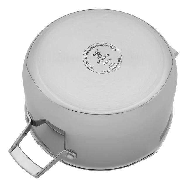 Alt view image 3 of 7 - Henckels Clad H3 6-qt Stainless Steel Dutch Oven with Lid
