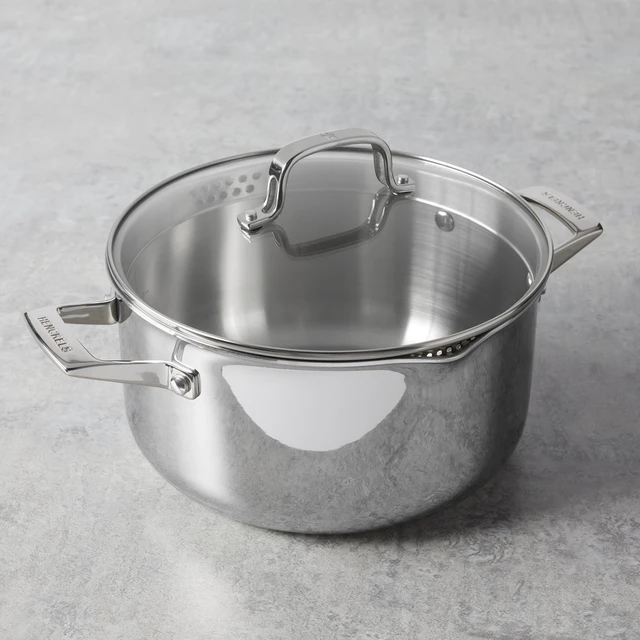 Alt view image 5 of 7 - Henckels Clad H3 6-qt Stainless Steel Dutch Oven with Lid