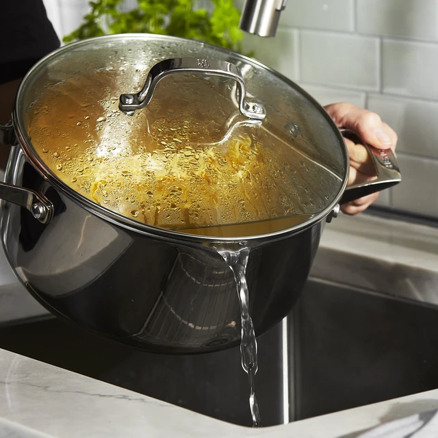 Alt view image 7 of 7 - Henckels Clad H3 6-qt Stainless Steel Dutch Oven with Lid