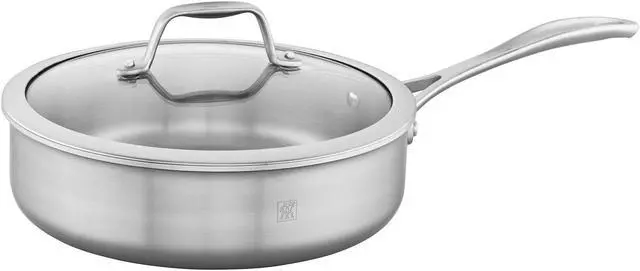 Alt view image 2 of 7 - Zwilling J.A. Henckels 3-qt. Stainless Steel Spirit Saute Pan with Lid