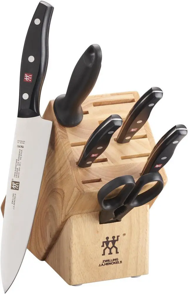 Alt view image 5 of 13 - Henckels Twin Signature - 7 PC Knife Block Set