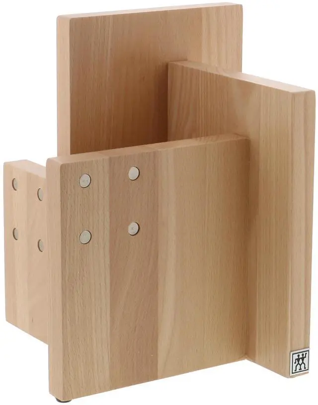 Main image of ZWILLING Italian Square Magnetic Knife Block - Natural Beechwood