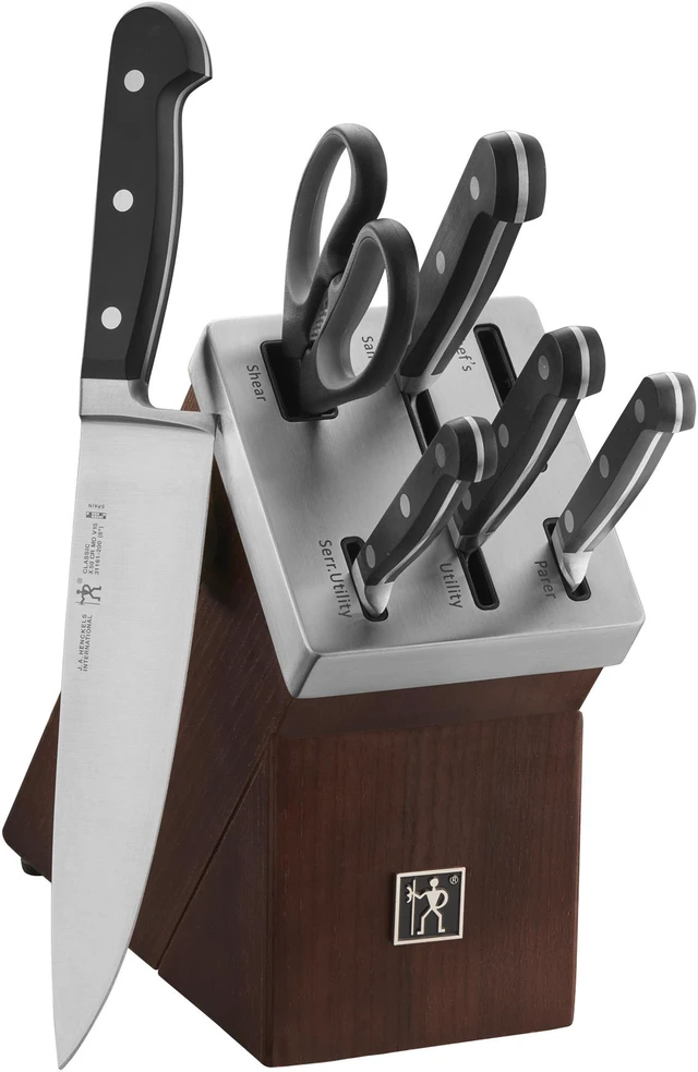 Main image of Henckels Classic 7-pc Self-Sharpening Knife Block Set