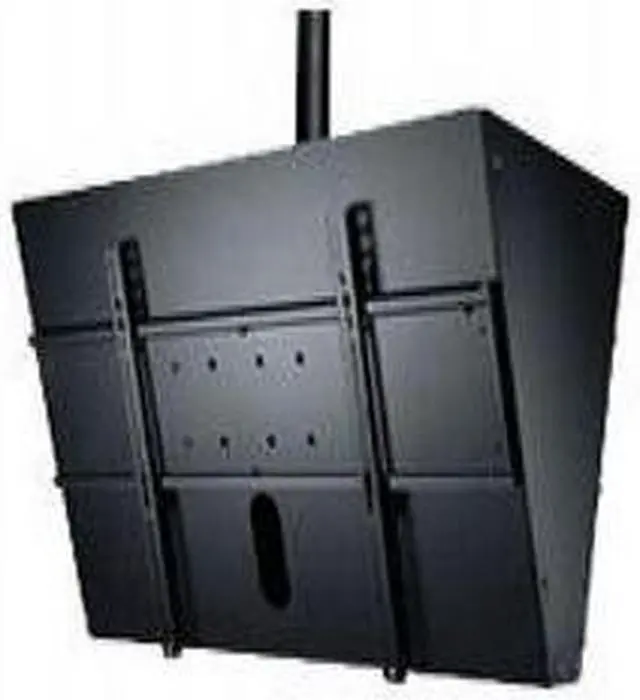 Main image of Peerless Industries Back-to-back Ceiling Mount With Media Player Storage For 40-65 Flat Panel Disp