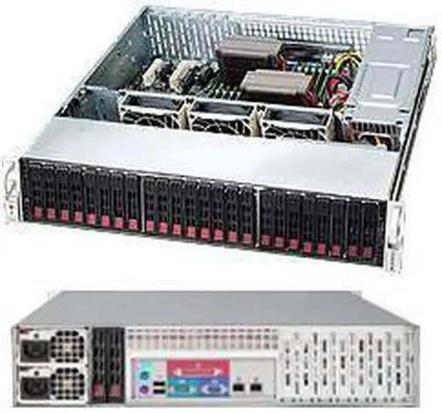 Alt view image 3 of 9 - SuperMicro SuperChassis 216BE1C-R920LPB, 2U chassis support for max. motherboard size - 13" x 13.68", E-ATX and ATX