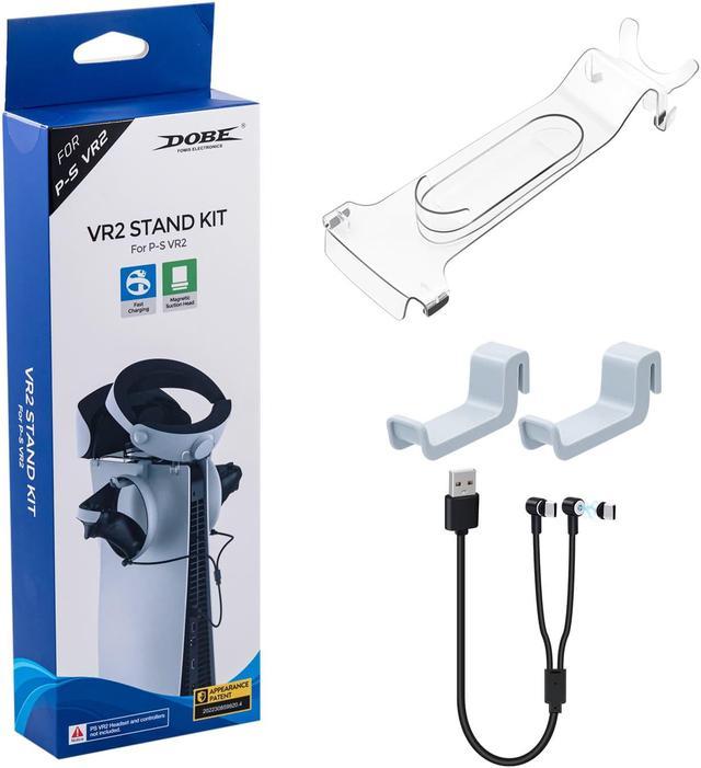 DOBE Stand Kit with Charging Cable for PS5/PS VR2 Controller 