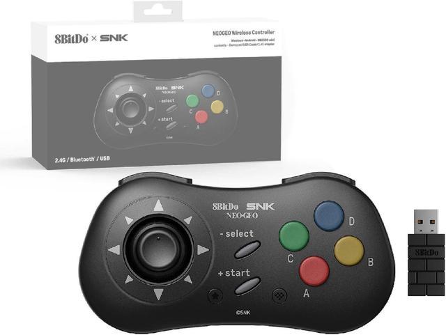  8Bitdo NEOGEO Wireless Controller for Windows, Android, and  NEOGEO mini with Classic Click-Style Joystick - Officially Licensed by SNK  (Black Edition) : Everything Else