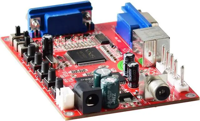 Alt view image 3 of 5 - Arcade Game VGA to CGA RGBS/CVBS/S-VIDEO Video Converter Board GBS-8100