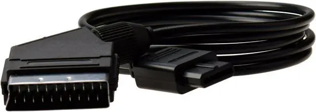 Alt view image 2 of 2 - RGB Scart Cable Cord for SNES GameCube N64 NTSC