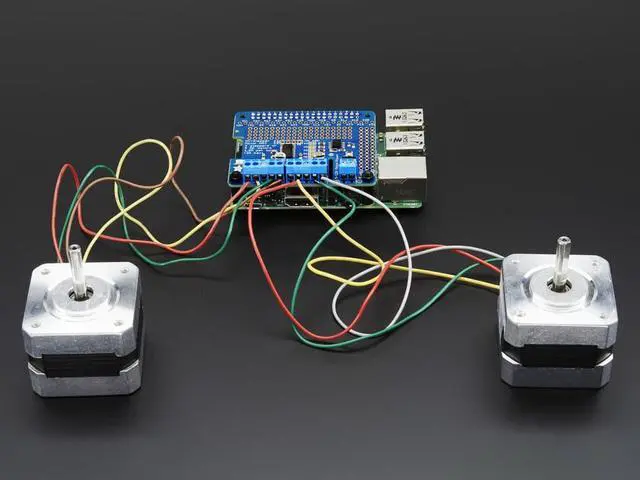 Alt view image 2 of 5 - Adafruit DC & Stepper Motor HAT for Raspberry Pi - Mini Kit