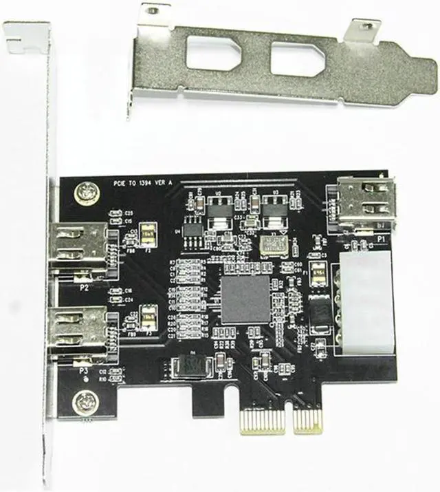 Alt view image 3 of 4 - PCIe 1394A Firewire Expansion Card With 1 Internal And 2 External Ports