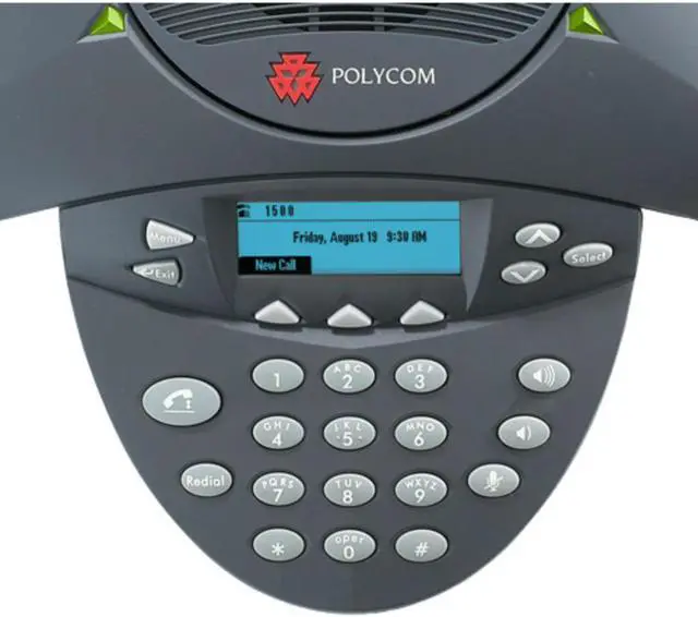 Alt view image 3 of 8 - Polycom Soundstation IP 4000 Conference Phone (2200-06640-001) Corded VoIP Conference Phone