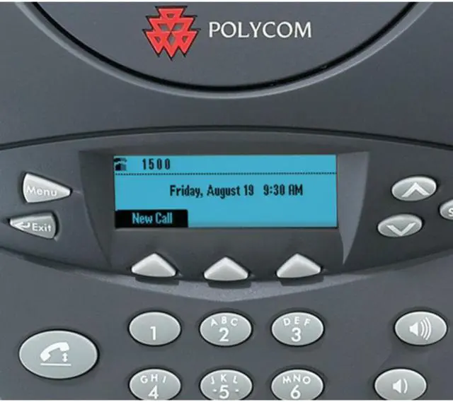 Alt view image 4 of 8 - Polycom Soundstation IP 4000 Conference Phone (2200-06640-001) Corded VoIP Conference Phone