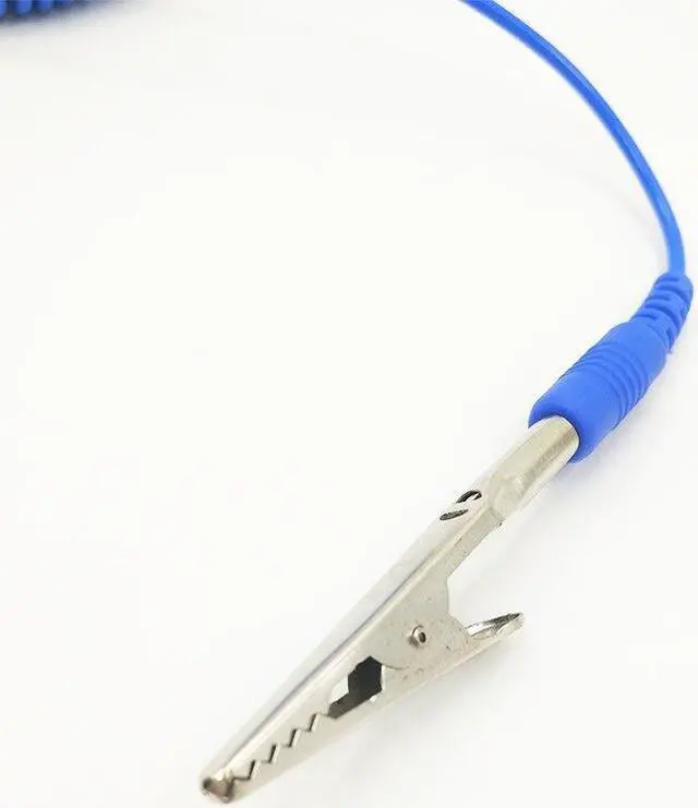Alt view image 5 of 7 - Anti Static ESD Wristband Wrist Strap spyderco  Discharge Cables with Clip For Sensitive Electronics Repair Work Tools