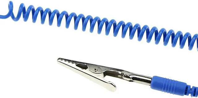 Alt view image 4 of 7 - Anti Static ESD Wristband Wrist Strap spyderco  Discharge Cables with Clip For Sensitive Electronics Repair Work Tools