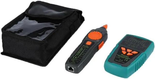 Alt view image 7 of 7 - Pro'sKit MT-7029 Network Toner Probe Kit Audio Network Handheld Network Cable Tester Wire Telephone Line Detector Tracker