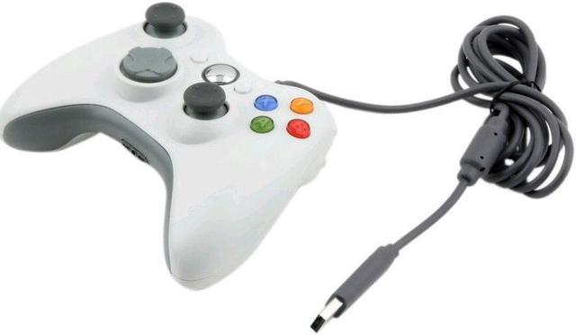 Wired USB Game Controller Gamepad Game Joystick Joypad for Microsoft Xbox  360/Slim & Windows PC (Black)