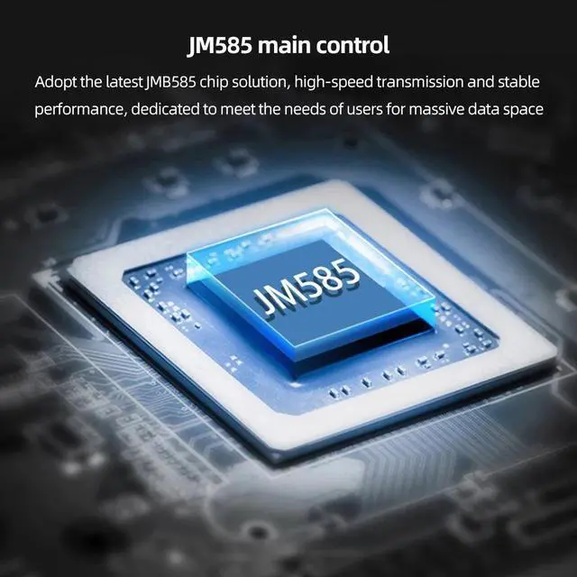 Alt view image 3 of 7 - Riser Card M.2 Key JMB585 For NVME Converter With SATAIII SATA 3.0 Cable M.2 PCIe 3.0 To 5 Ports SATA III 6G SSD Adapter Card