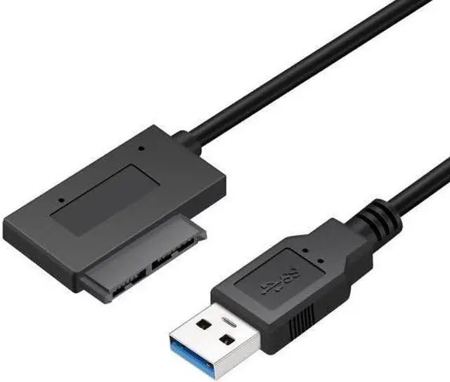 Alt view image 5 of 7 - USB 3.0 to 7+6 13Pin Slimline SATA Laptop CD/DVD ROM Optical Drive Adapter Cable
