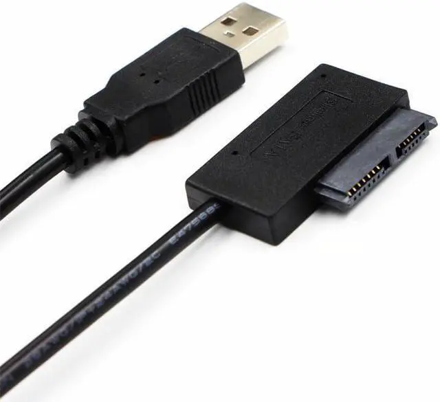 Alt view image 7 of 7 - USB 3.0 to 7+6 13Pin Slimline SATA Laptop CD/DVD ROM Optical Drive Adapter Cable