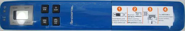 Main image of Pandigtal- Handheld WIFI Wand Scanner - Blue