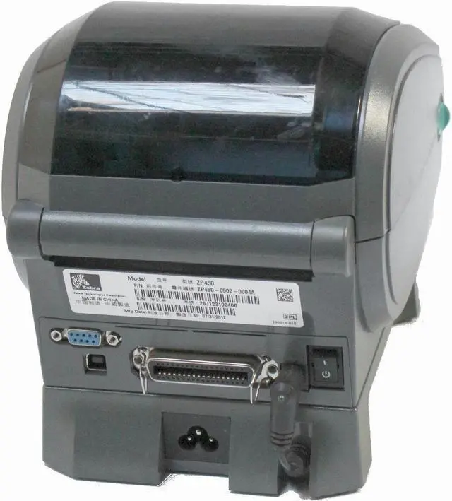 Alt view image 5 of 6 - Genuine Zebra ZP 450 UPS CTP Label Thermal Printer