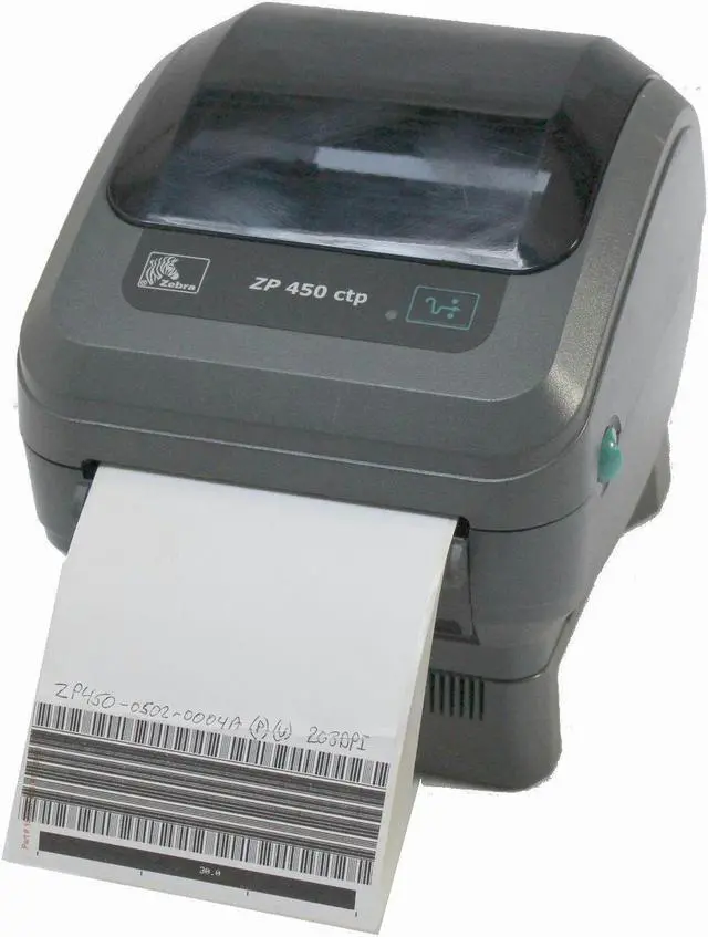 Alt view image 4 of 6 - Genuine Zebra ZP 450 UPS CTP Label Thermal Printer
