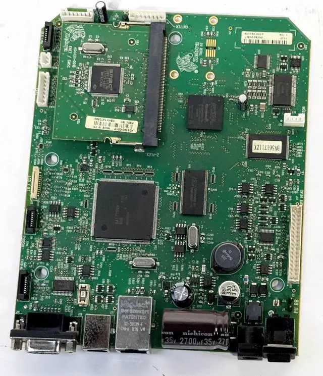 Alt view image 2 of 2 - Zebra P1027135-021 GX420D GX420T Barcode Printer Main Logic Board USB Serial Ethernet