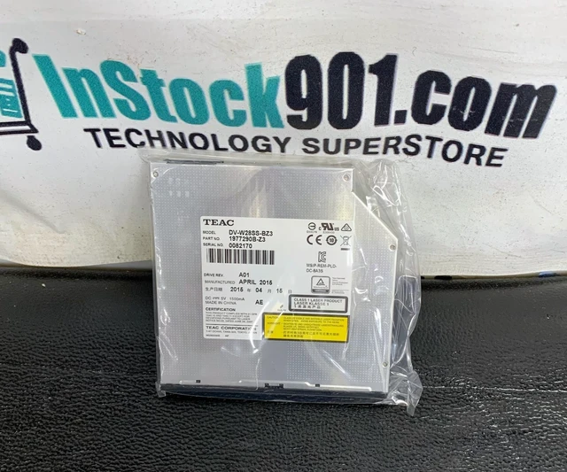 Alt view image 2 of 7 - NEW TEAC DV-W28SS-BZ3 Slim SATA Slot-Load DVD RW Burner Drive 2015 1977290B-Z3