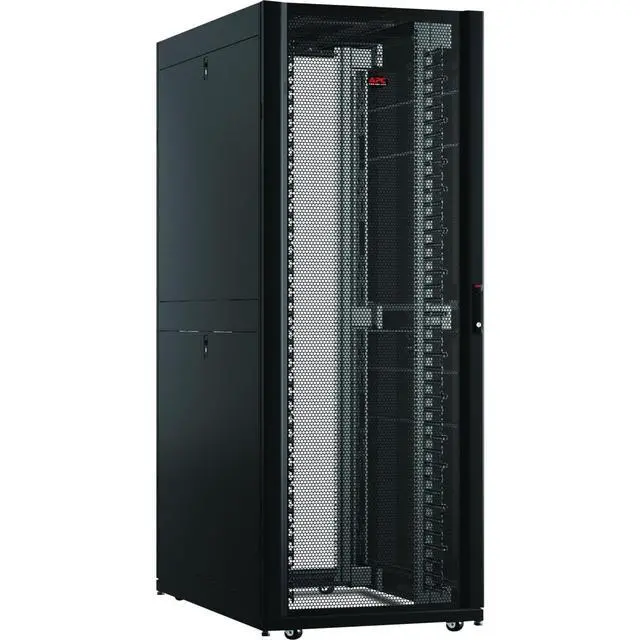 Alt view image 3 of 7 - APC NetShelter SX AR3340 19-inch 42U 750 mm Wide Networking Enclosure with Sides - Black
