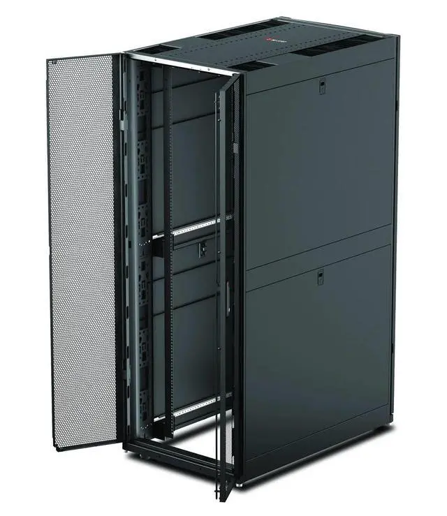 Alt view image 4 of 7 - APC NetShelter SX AR3340 19-inch 42U 750 mm Wide Networking Enclosure with Sides - Black