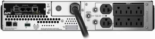 Alt view image 3 of 6 - APC by Schneider Electric Smart-UPS 2200VA LCD RM 2U 120V with Network Card - 2U Rack-mountable - 3 Hour Recharge - 5 Minute Stand-by - 120 V AC Input - 120 V AC Output - 2 x NEMA 5-20R, 6 x NEMA ...
