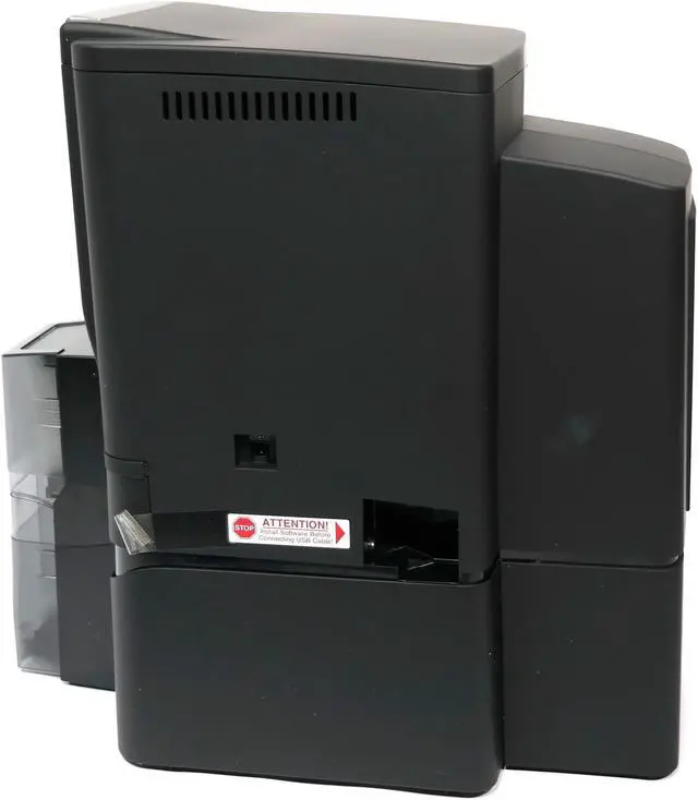 Alt view image 4 of 7 - Fargo DTC4500E Dye Sublimation/Thermal Transfer Printer - Color - Desktop - Card Print