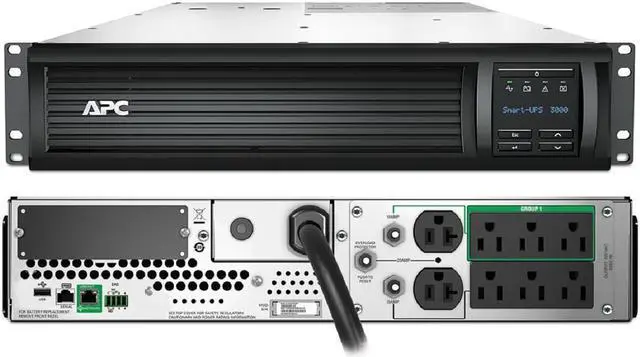 Main image of APC SMT3000RM2UC 3000 VA Smart-UPS - smSmartConnect Remote Monitoring - Battery Backup