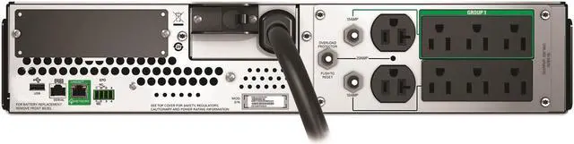 Alt view image 2 of 4 - APC SMT3000RM2UC 3000 VA Smart-UPS - smSmartConnect Remote Monitoring - Battery Backup