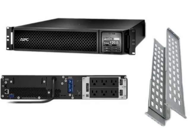 Alt view image 7 of 7 - APC SRT1000XLA Smart-UPS SRT 1000VA 900W 120v Double-Conversion On-Line Rackmount Power Battery Backup