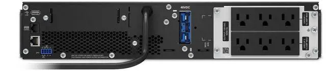 Alt view image 3 of 7 - APC SRT1000XLA Smart-UPS SRT 1000VA 900W 120v Double-Conversion On-Line Rackmount Power Battery Backup