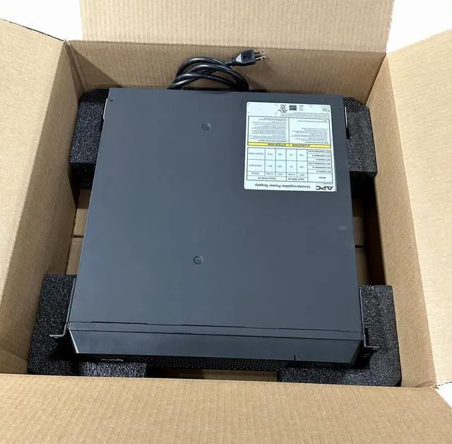 Alt view image 4 of 7 - APC SRT1000XLA Smart-UPS SRT 1000VA 900W 120v Double-Conversion On-Line Rackmount Power Battery Backup