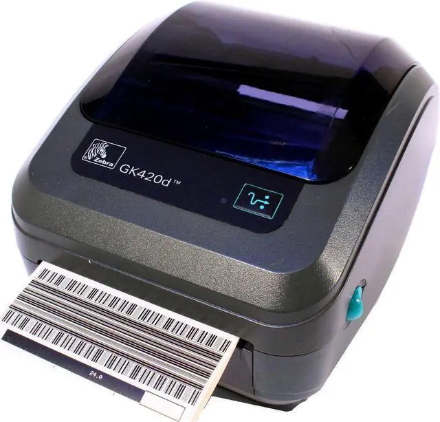 Main image of Zebra GK420D GK42-202590-000 Direct Thermal Barcode Label Printer USB Parallel Serial 203DPI