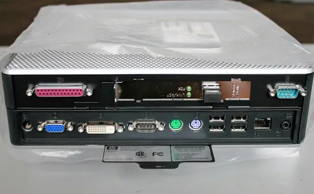 Alt view image 3 of 3 - HP t5730 GY367AA#ABA XPe 1GF 1GR 1GHz AMD 2100+ Thin Client with N-GSX-LC-02 1000Base-SX expansion module - complete