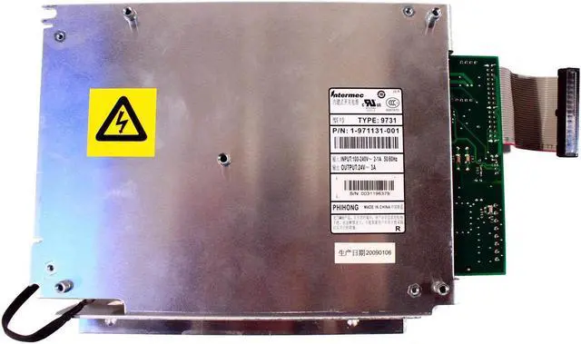 Alt view image 2 of 4 - Intermec PM4i 1-971131-002 Power Supply Assembly 1-971031-001 100/240V