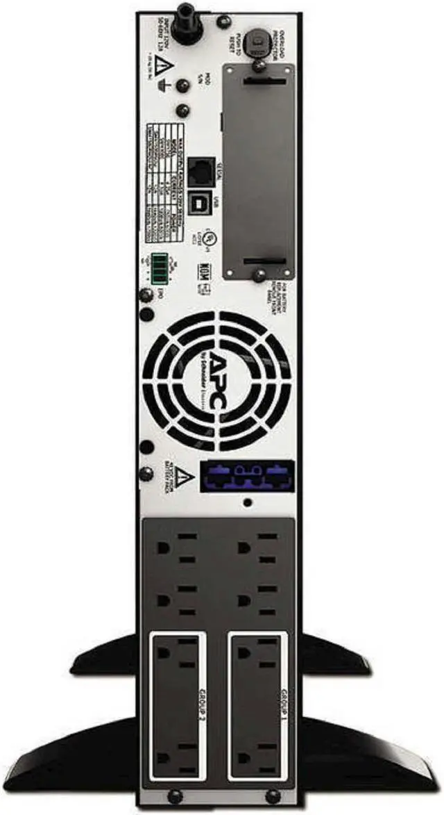 Alt view image 3 of 5 - APC SMX1000 Smart-UPS Rack/Tower 750VA 120V LCD Battery Backup