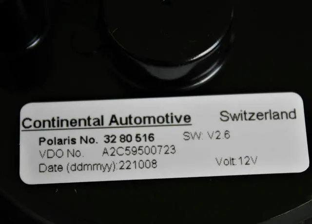 Alt view image 3 of 3 - Polaris 3280516 RZR "S" 800 ATV Speedometer Cluster gauge 110mm w Fuel 100kMH 60MPH OEM