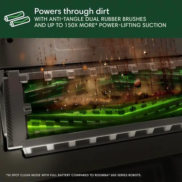 Alt view image 4 of 7 - iRobot Roomba Plus 504 Vac Robot Vacuum with AutoEmpty Dock - Superior Power-Lifting Suction, Advanced AI Navigation, Anti-Tangle, Self-Empties for 75 Days, Avoids Obstacles, LiDAR