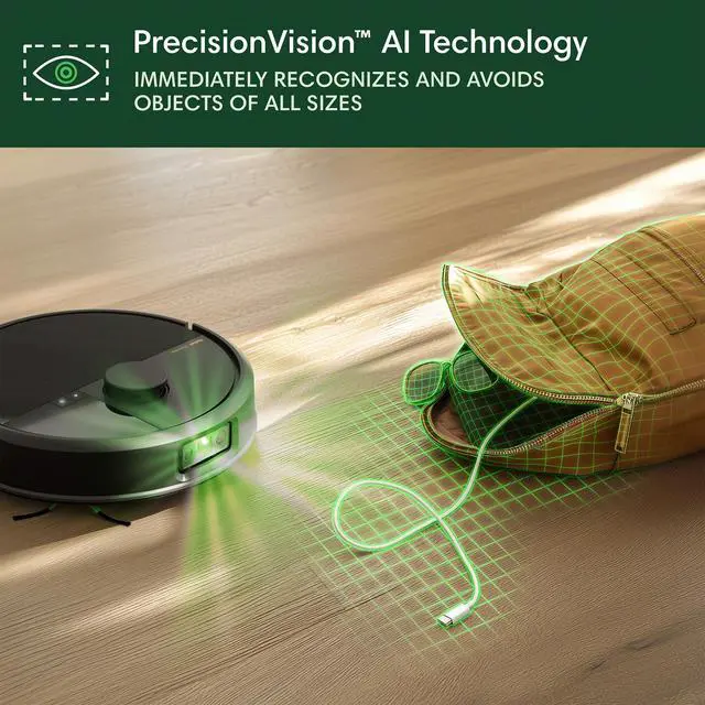 Alt view image 6 of 7 - iRobot Roomba Plus 504 Vac Robot Vacuum with AutoEmpty Dock - Superior Power-Lifting Suction, Advanced AI Navigation, Anti-Tangle, Self-Empties for 75 Days, Avoids Obstacles, LiDAR
