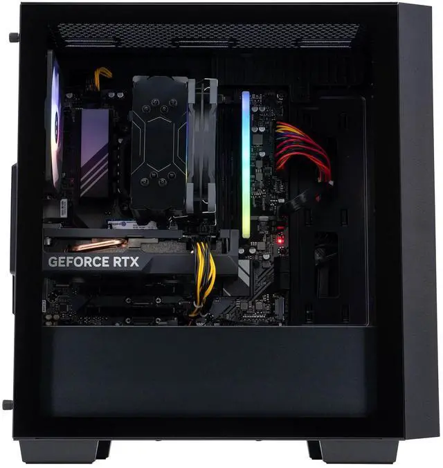 Alt view image 5 of 7 - Acer Nitro 60 Gaming Desktop, AMD Ryzen 9 7900, NVIDIA GeForce RTX 5070Ti with 16GB GDRR7 VRAM, 32GB RAM, 2TB SSD, N60-181-UR26, Black, New