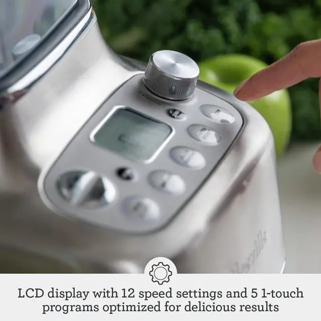 Alt view image 3 of 6 - Breville BBL920BST Super Q Commercial-Grade Home Blender, Black Stainless Steel