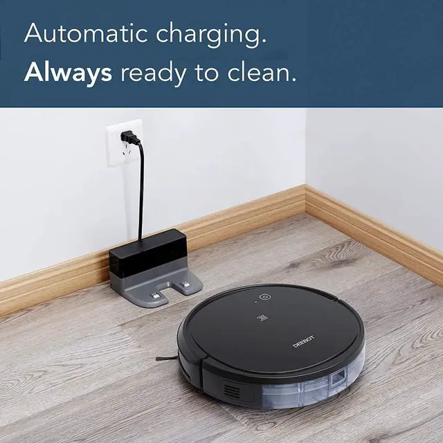 Alt view image 4 of 6 - ECOVACS DEEBOT 500 Robotic Vacuum Cleaner with Max Power Suction