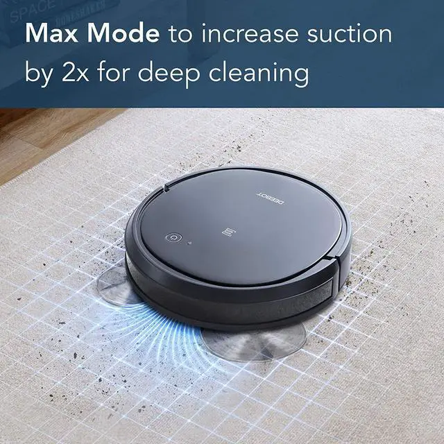 Alt view image 5 of 6 - ECOVACS DEEBOT 500 Robotic Vacuum Cleaner with Max Power Suction