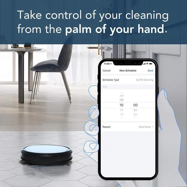 Alt view image 3 of 6 - ECOVACS DEEBOT 500 Robotic Vacuum Cleaner with Max Power Suction